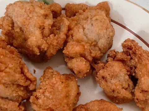 オーブントースターで作る、揚げない鶏の唐揚げ